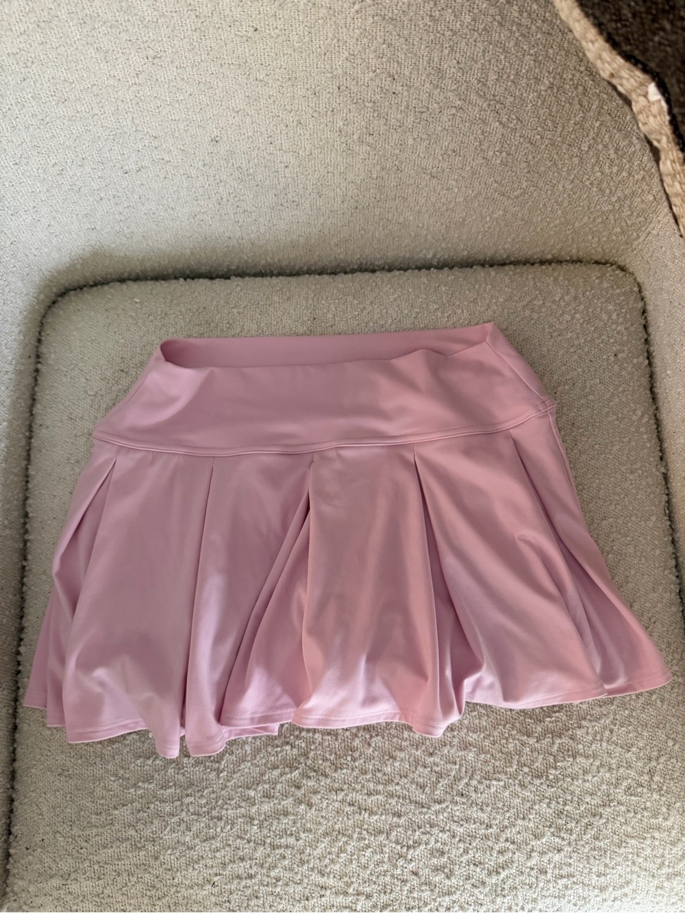 Gilly Hicks Pink Pleated Athletic Tennis Skort Built-In Shorts Size M